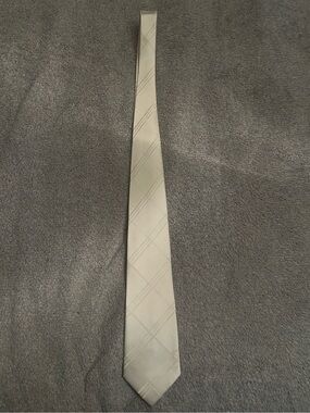 Mexx Light Cream Plaid Men's Tie
